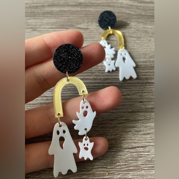 Halloween drop earrings - Picture 3 of 4